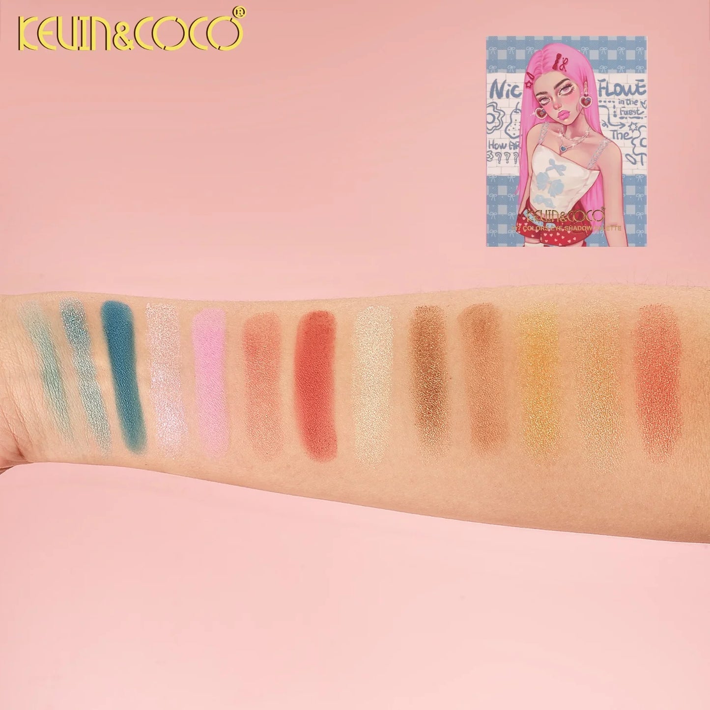 Eyes-Kevin&Coco 117-Colors Face Palette